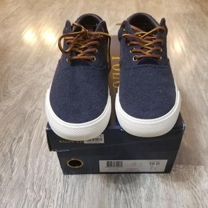 Polo Vaughn Blue sweater size 10 box included